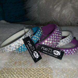 Brand new crystal bangles set of 5